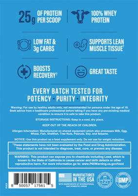 CBUM Series Itholate whey protein with 25 servings