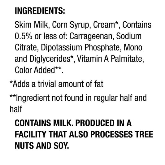 Land O'Lakes creamy fat-free coffee creamer carton