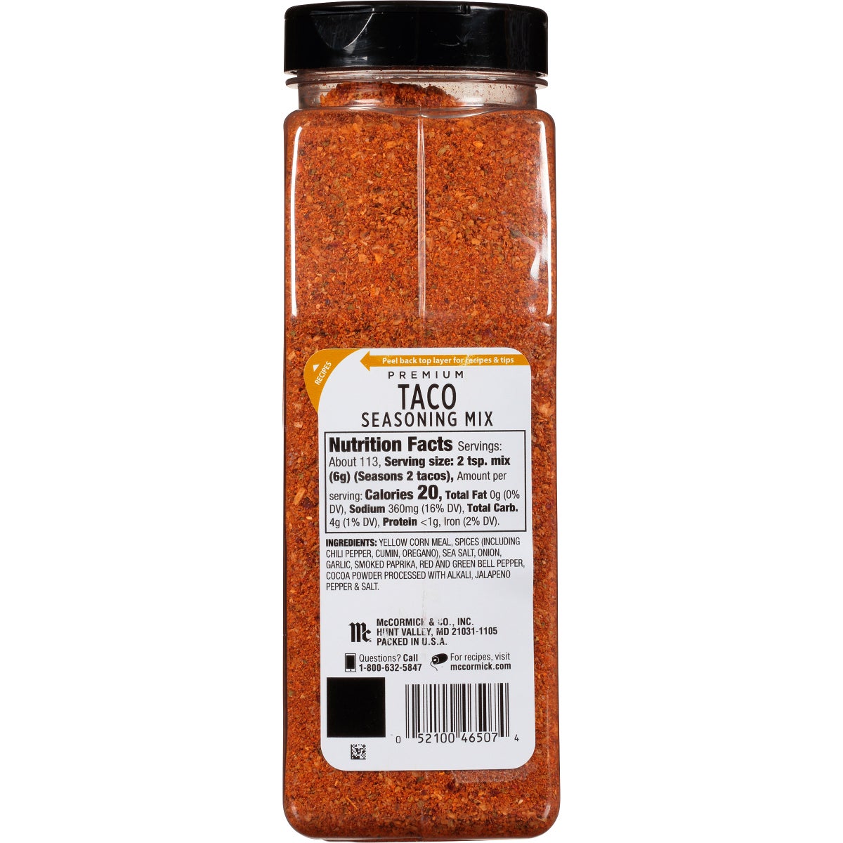 McCormick taco seasoning pantry size 24 oz