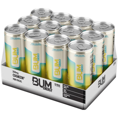 BUM Energy pina colada energy drink case of 12