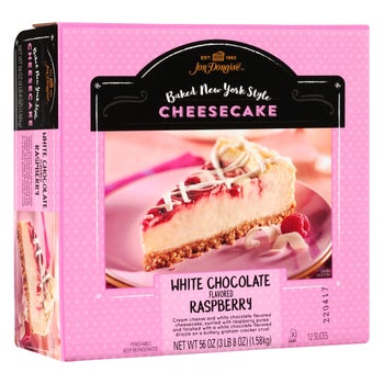 Jon Donaire white chocolate raspberry cheesecake
