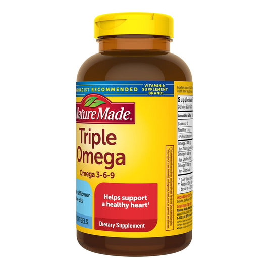 Nature Made fish-free omega 3-6-9 supplement