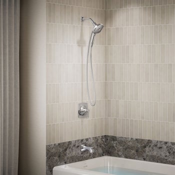 Kohler Riverly Rite-temp brushed bronze bath and shower kit