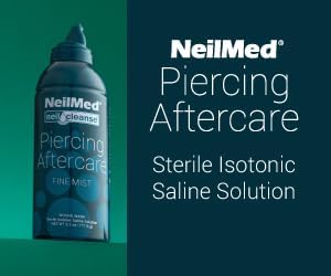 Fine mist piercing aftercare product by NeilMed