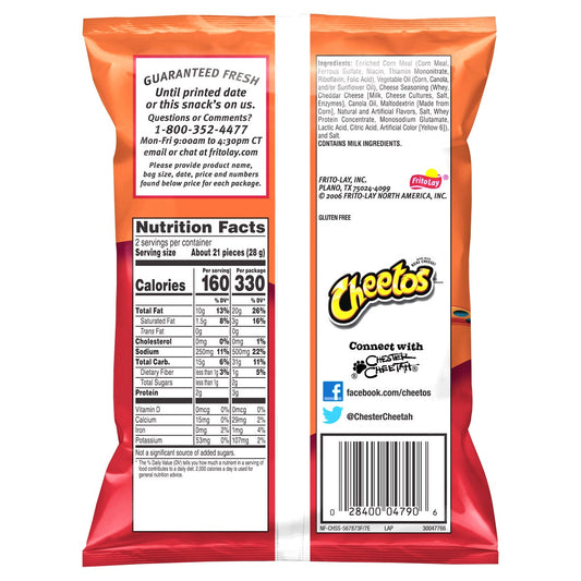 Cheetos Crunchy Original bulk snack pack