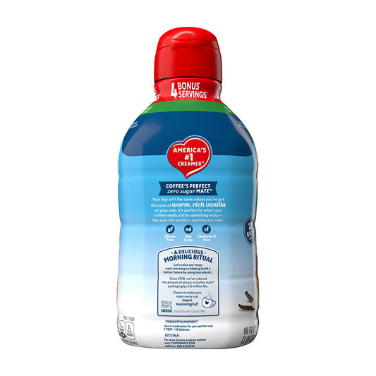 Coffee-Mate French vanilla non-dairy creamer bottle