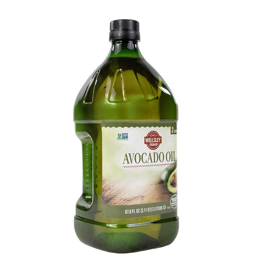 Large bottle of Wellsley Farms avocado oil