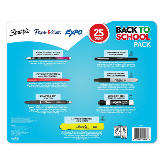 School supply bundle with pens pencils and markers