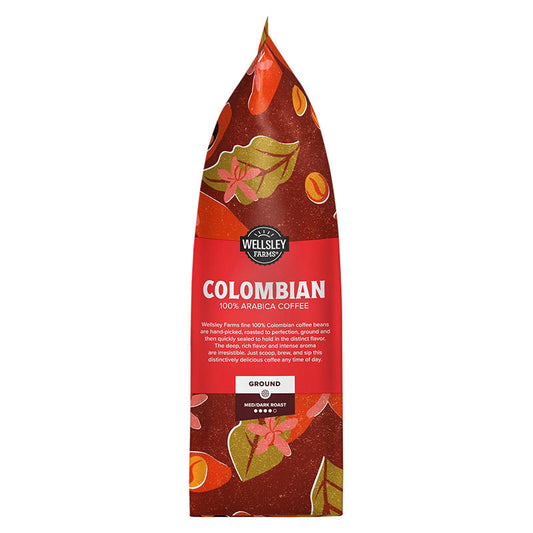 Medium roast Colombian coffee with rich aroma