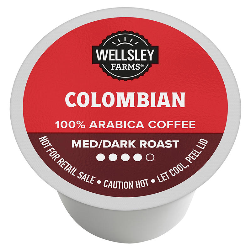 Value-size 100 count Colombian coffee pod box
