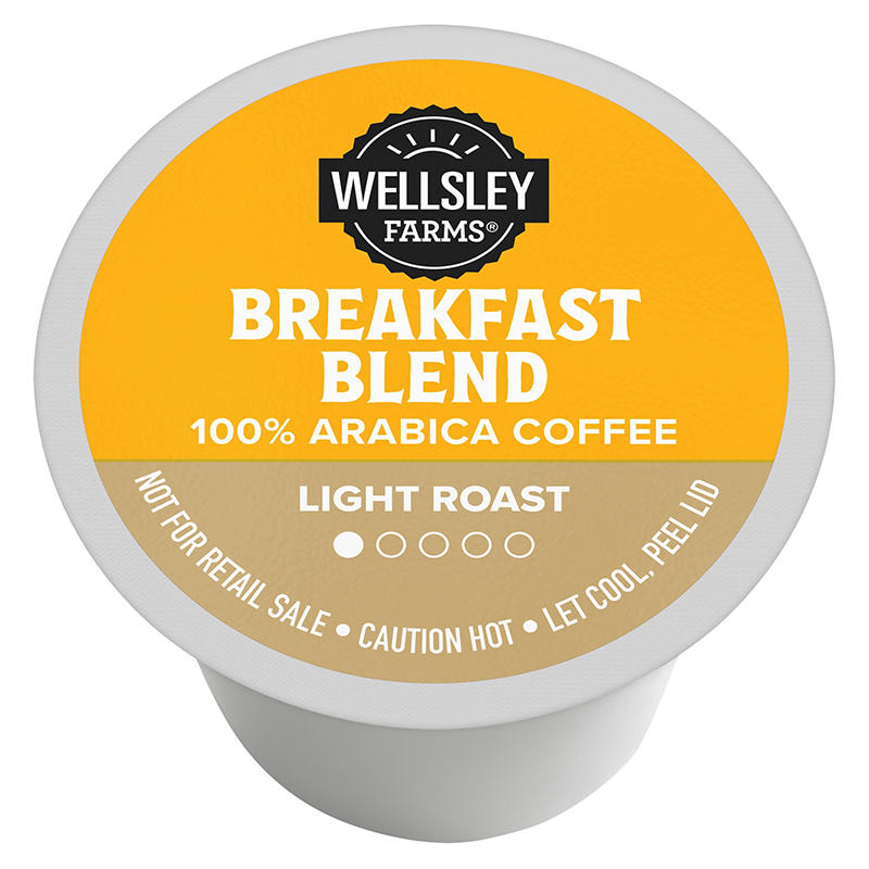 Everyday light roast coffee pods for home or office