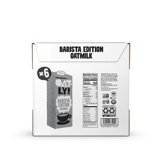 Creamy oatmilk for coffee and lattes