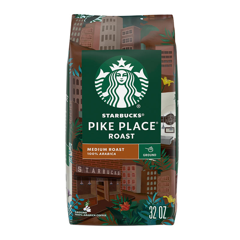 Starbucks Pike Place medium roast ground coffee 32 oz