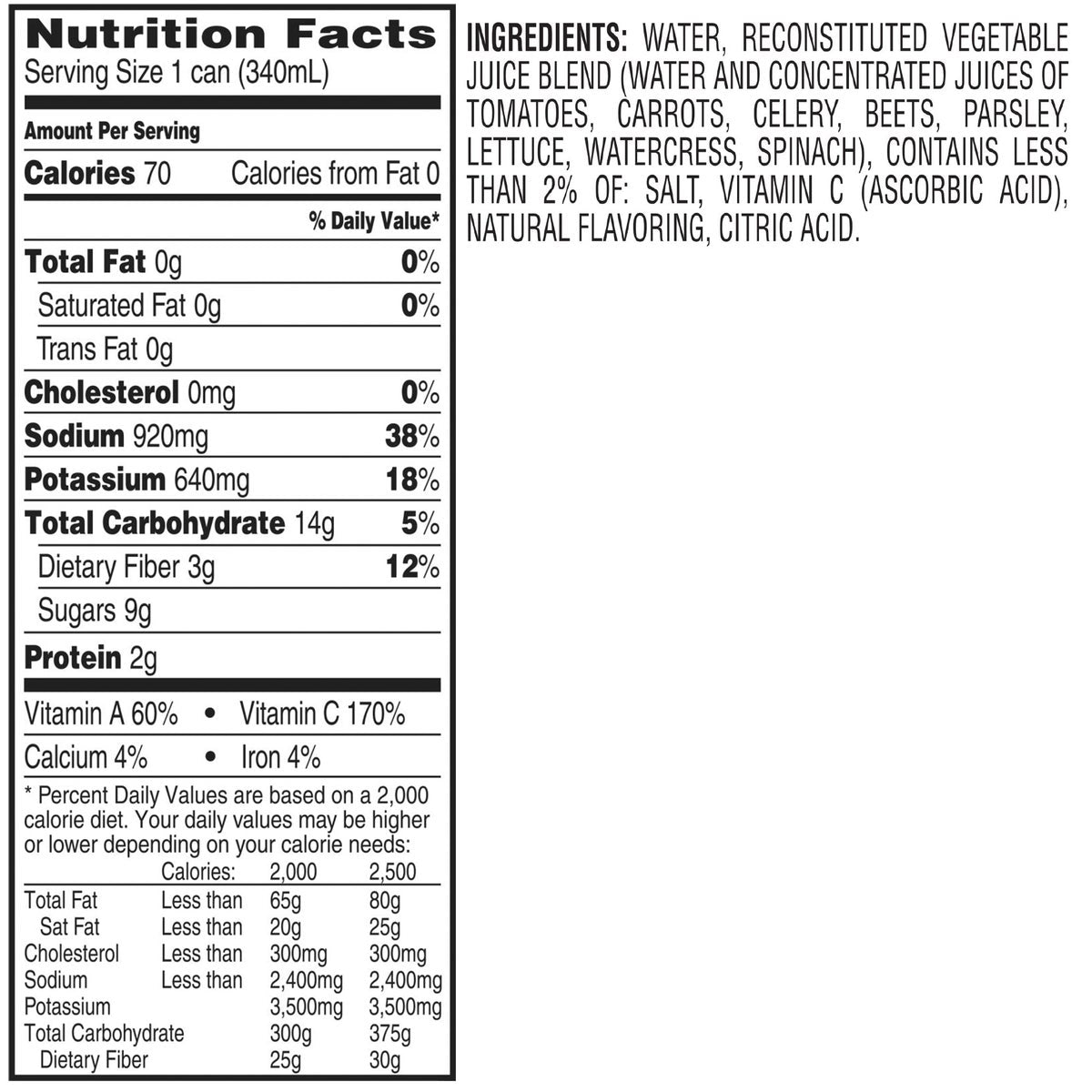 V8 Original Vegetable Juice multipack beverage