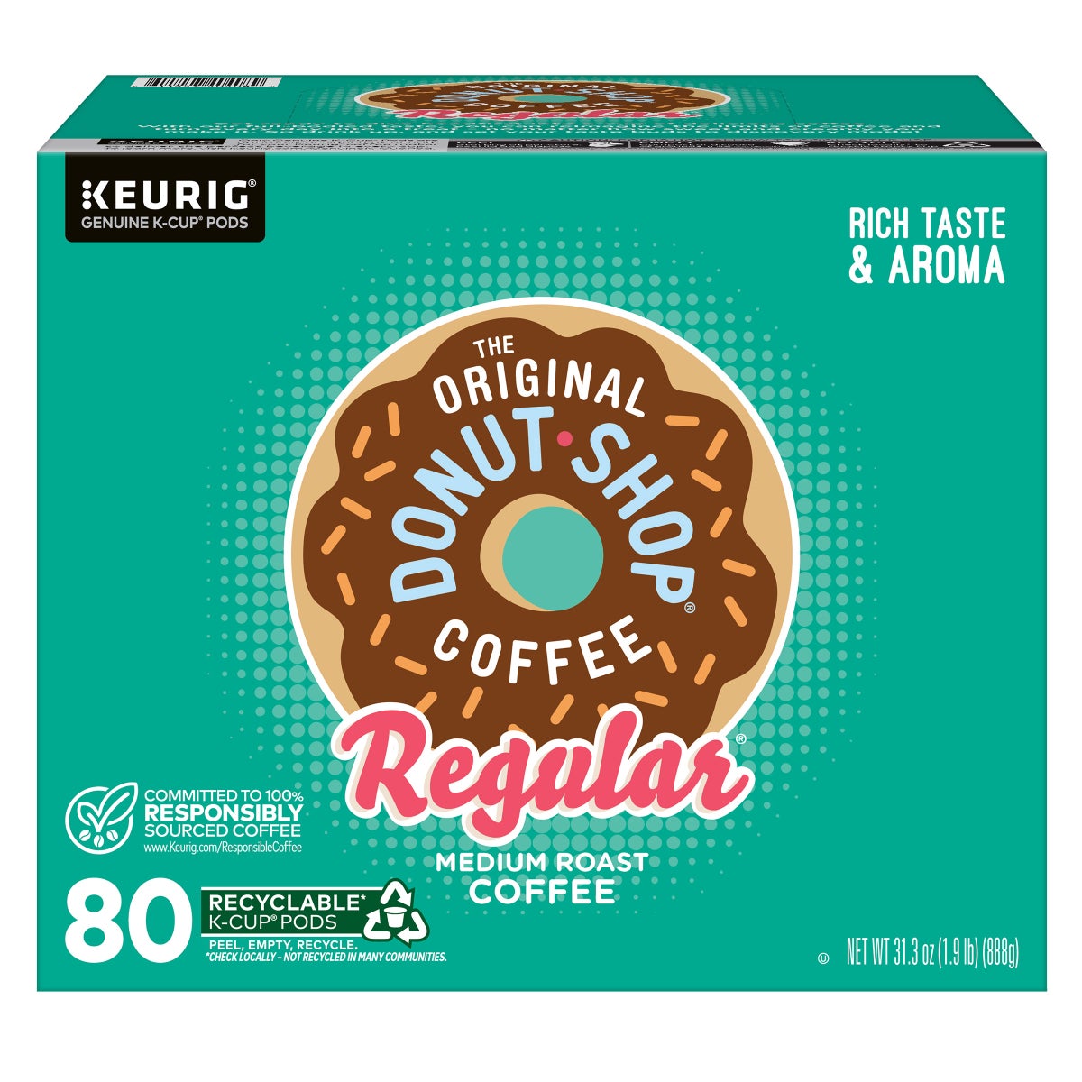 80-count coffee pod package for everyday brewing
