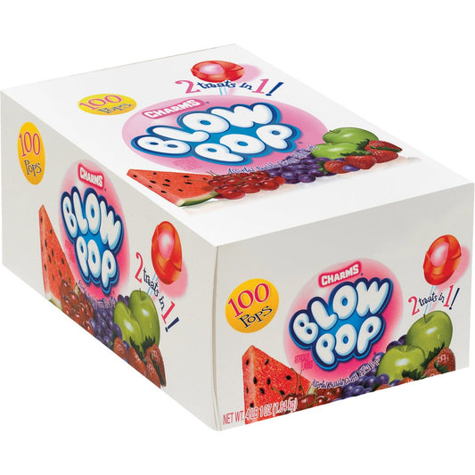 Bulk pack of Charms Blow Pop candy lollipops