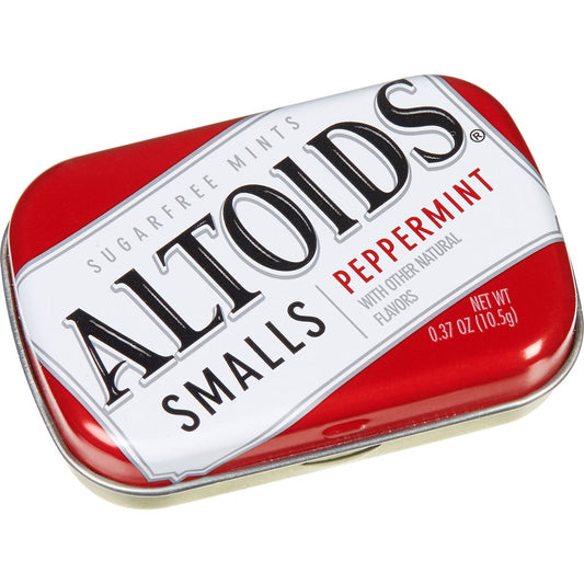 Compact Altoids Smalls peppermint mint containers