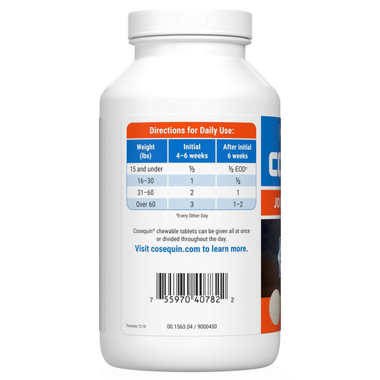 Cosequin chewable tablets with MSM and HA