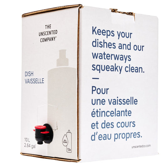 Unscented dish soap refill box 337.92 fl oz