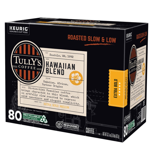 Tully's Hawaiian Blend medium roast coffee pods
