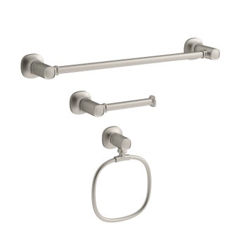 Kohler Terzet gold 3-piece bath accessory set