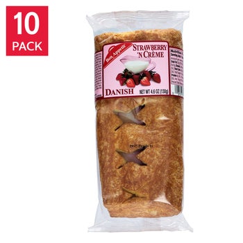 Bon Appetit Strawberry 'N Creme Danish 10-count pack