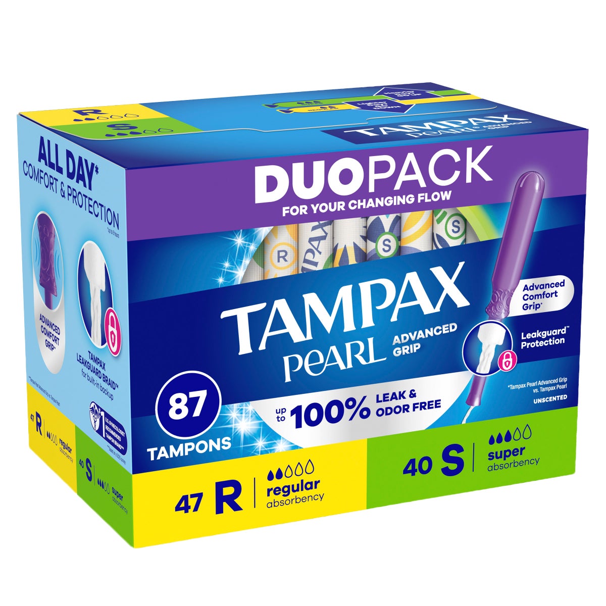 Tampax Pearl Advanced duopack product image