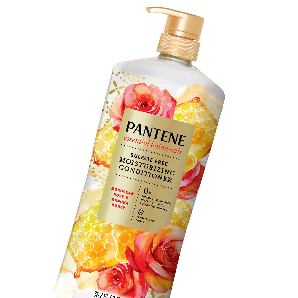 Pantene conditioner with recycled material bottle