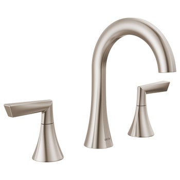 Delta Rinna brushed nickel widespread bathroom faucet