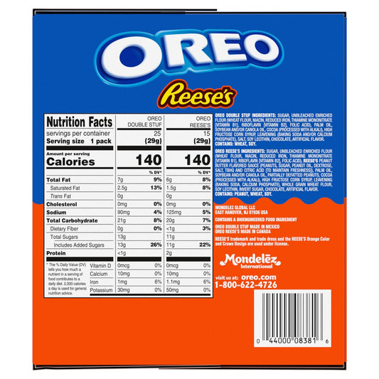 Limited-edition OREO cookie variety pack with 40 packs
