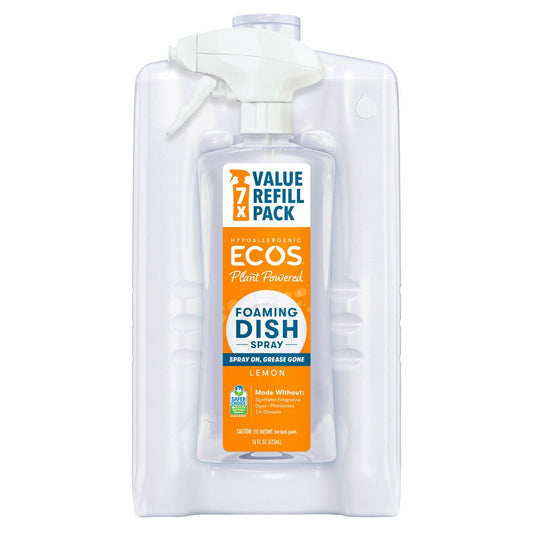ECOS dish soap spray with lemon scent