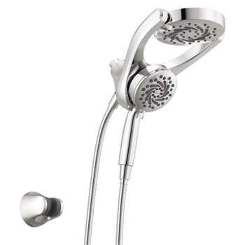 Matte black Delta hand shower with docking mount