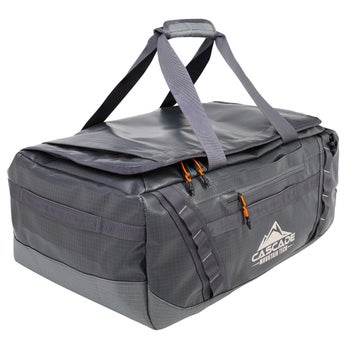 Convertible duffel backpack with stowable straps