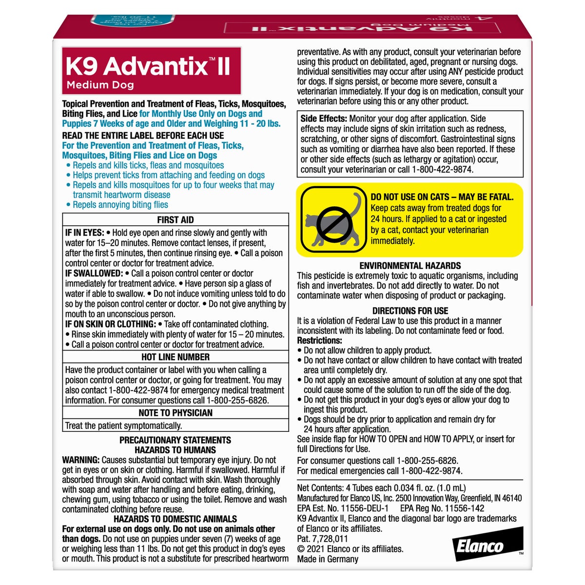 K9 Advantix II 2-count flea and tick treatment pack for dogs
