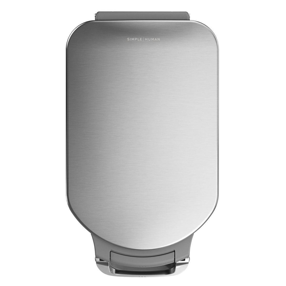 large simplehuman pet food storage container in neutral finish