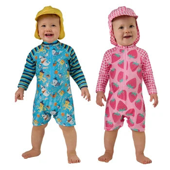Blue baby swim set for pool and beach days