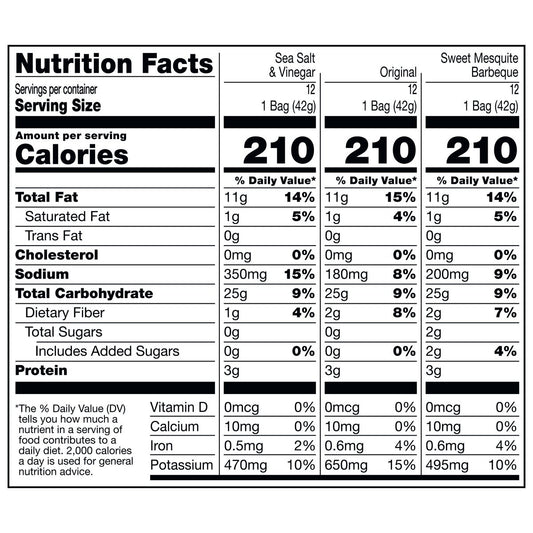 Cape Cod 1.5 oz snack bags assorted chips