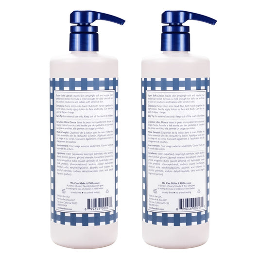 Noodle & Boo gentle baby lotion two-bottle set