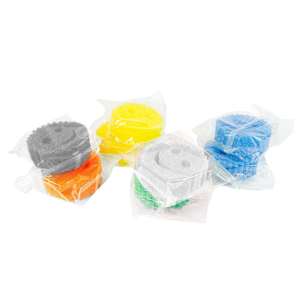 Dishwasher safe colorful household sponges