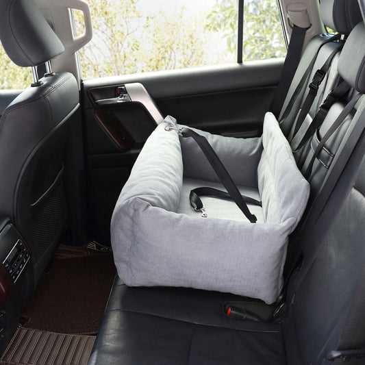 Petnology pet bed with headrest straps