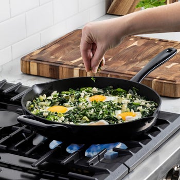 All-Clad enameled cast iron 12 inch skillet