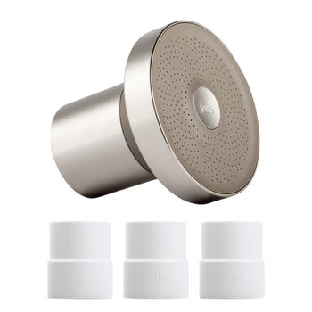 Jolie chrome filtered showerhead bundle with replacement filters
