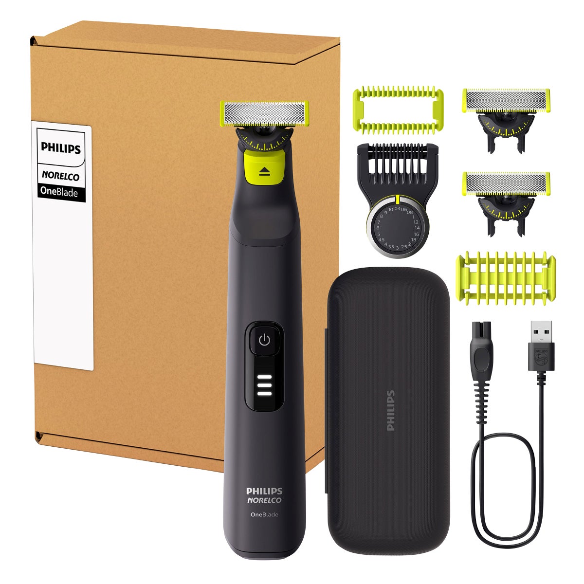 Philips Norelco OneBlade 360 Pro cordless trimmer and shaver