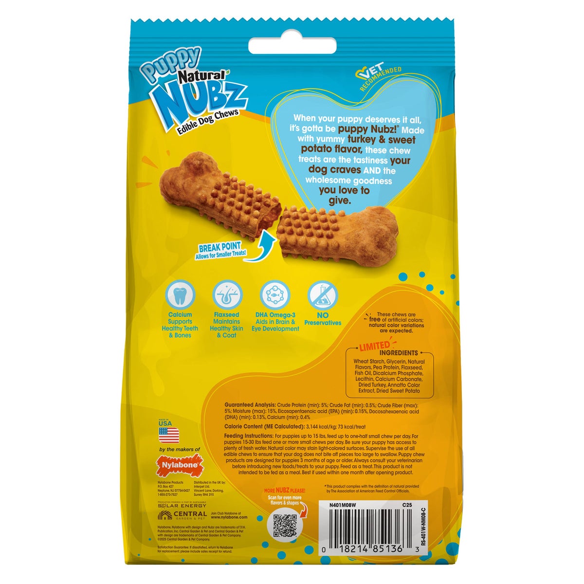 Nylabone interactive puppy chew toys assortment