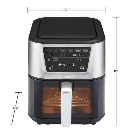 Cuisinart air fryer with slim countertop design