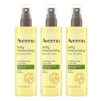 Aveeno Daily Moisturizing Oil Mist 3-pack for dry skin