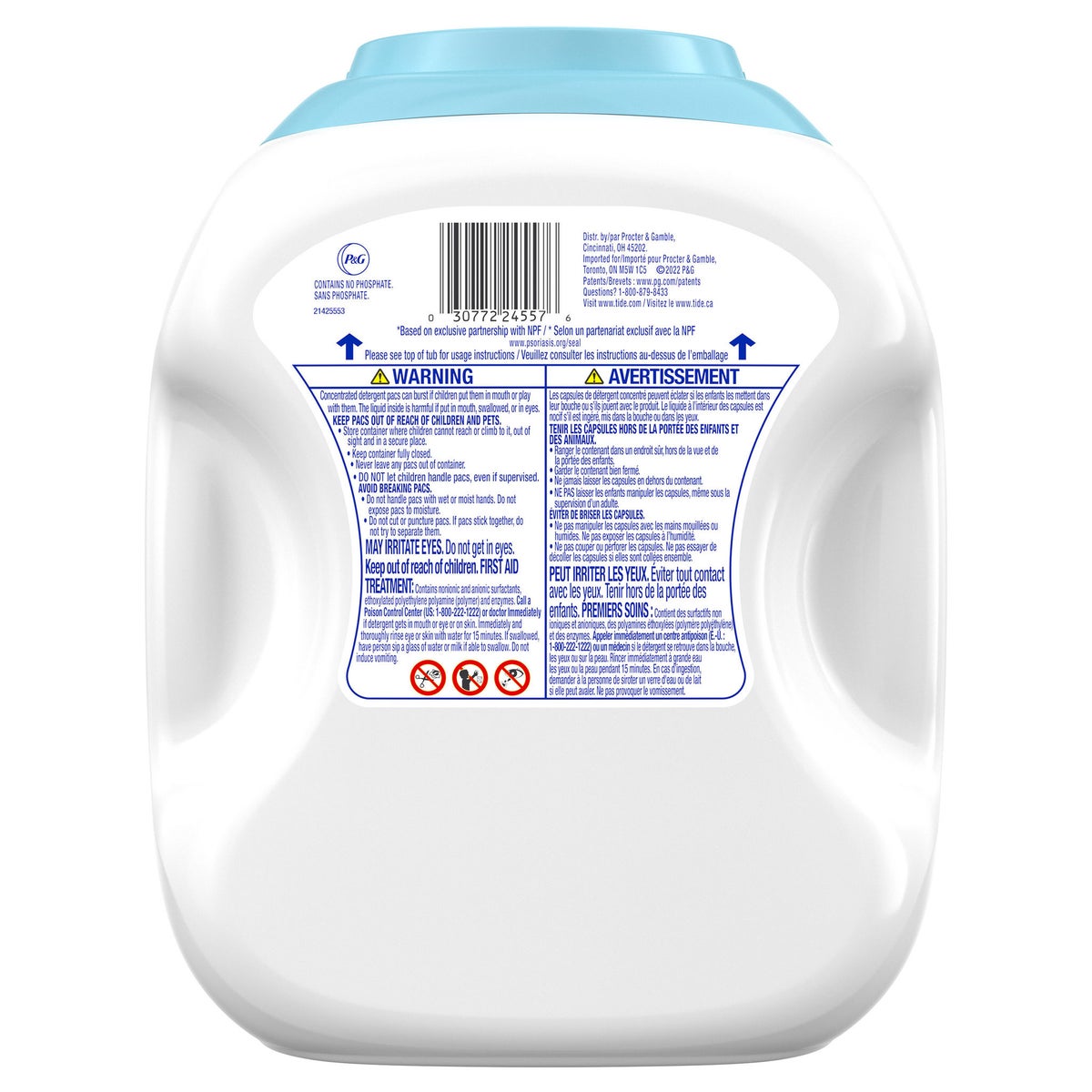 Tide Pods sensitive skin laundry detergent pack
