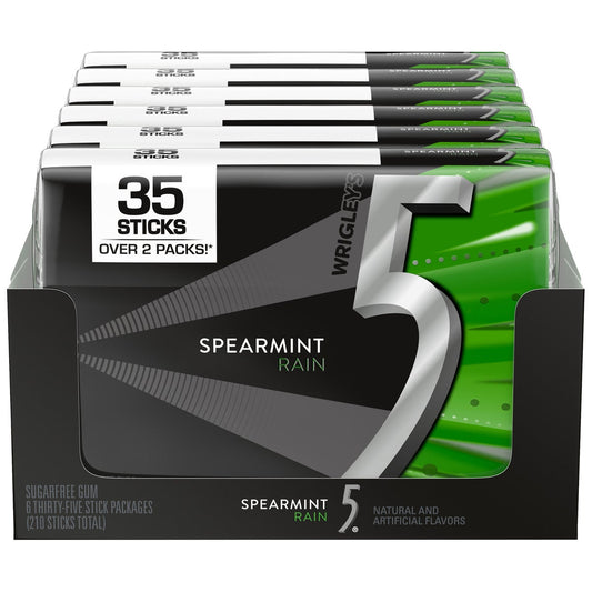 6-count Wrigley's 5 Gum sugar free chewing gum