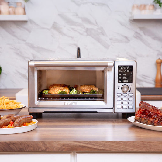 NuWave Pro XL air fryer oven with grill plate