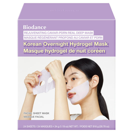 Biodance Caviar PDRN Mask 24-pack skincare box